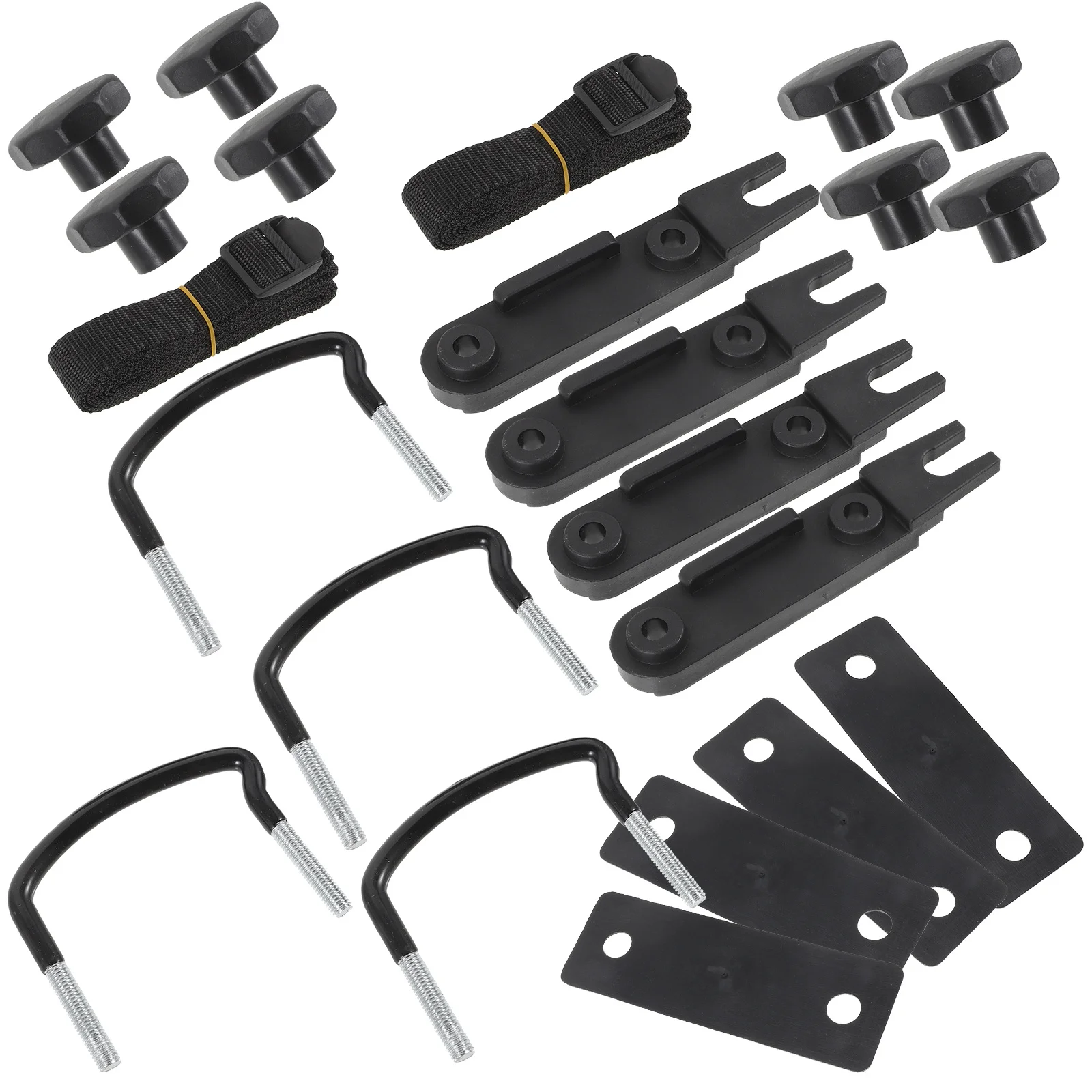 

U-bolt Accessories Roof Rack Mounting Brackets Cargo Carrier Bolts Rooftop Clips Car Van Fitting Kit Lightweight Compact Storage