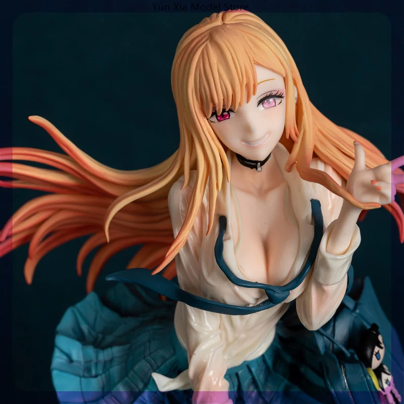 27cm moja przebieranka kochanie Kitagawa Marin na plaży dziewczyna Anime Model figurki statua kolekcja dekoracja stołu ozdoba zabawki