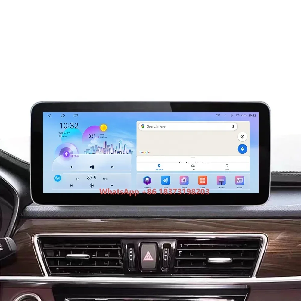 

12.3'' 8 Core 4G Autoradio Stereo Player Android GPS Navigation Car Radio Multimedia for Honda City 2008 Wireless Carplay