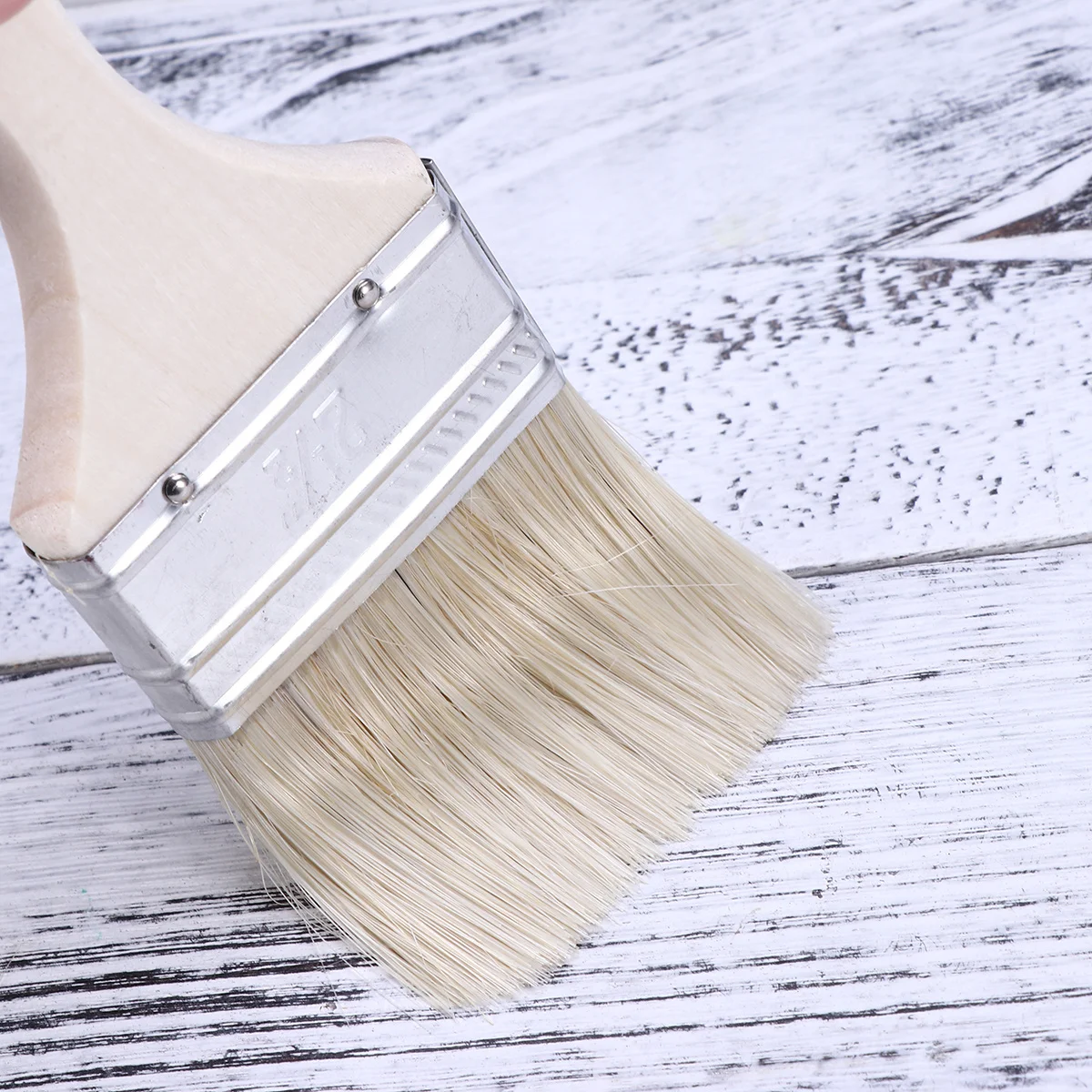 

Thickened Chip Paint Brush Durable Natural Hair Painting Adhesives Touchup Supplies Painter Tool Chip Touchup Brush