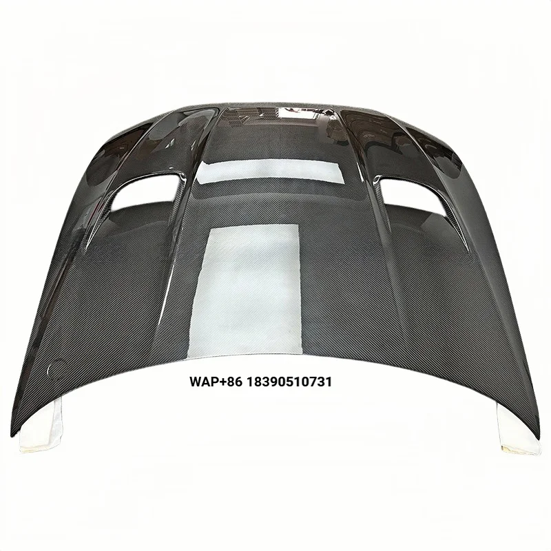 Carbon Fiber Front Hood MSY Style Engine Bonnet Replacement High Performance Aero Mod Parts for  RS6 Facelift Model