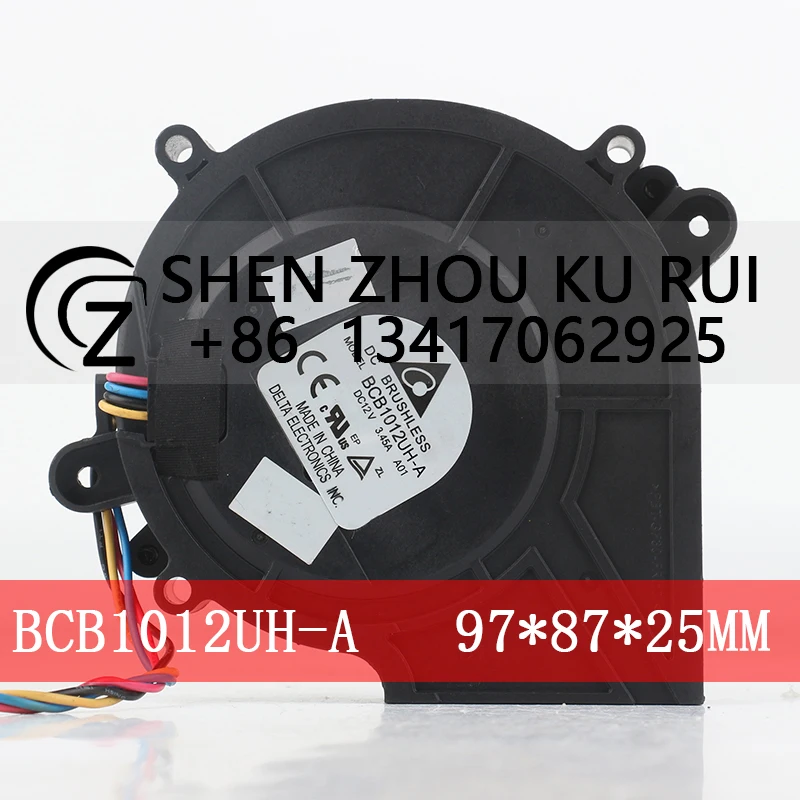 

Delta 5 В 24 В 48 В постоянного тока 12 В 3,45 А переменного тока 9,7 см подметальный робот вентилятор автомобильный турбокомпрессор BCB1012UH-A охлаждающий вентилятор