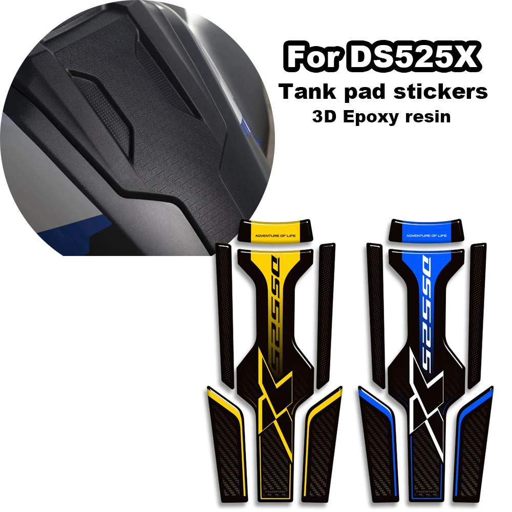

For VOGE 525 DSX DS525X DS525 X DS 525X Adventure ADV Motorcycle Fuel Tank Pad 3D stickers Handguard Protection decals kit