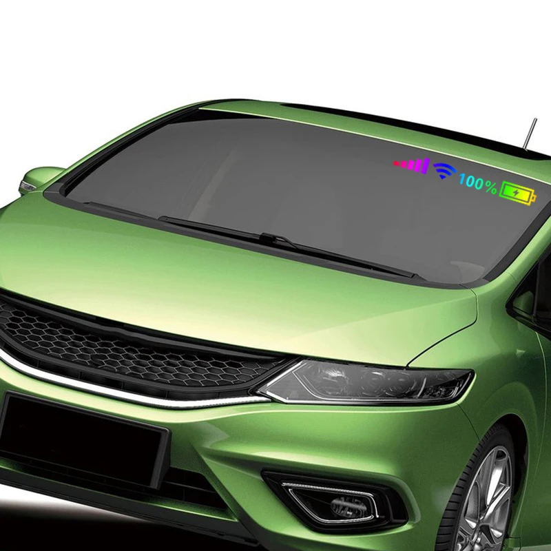 

Car Windshield Stickers Signal WiFi Power Reflective Stickers On Car Mobile Phone Car Stickers Auto Exterior Decor Accessories