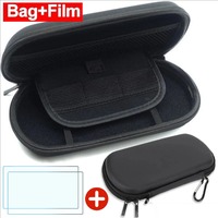 Storage Bag & Tempered Glass Screen Protectors for Trimui Smart Pro Game Console Full Cover Protective Bag for Trimui Smart Pro