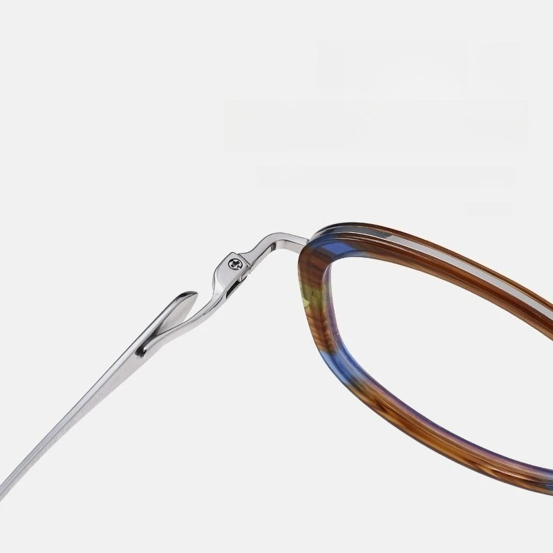 Exquisite Design Cat Eye Oval Titanium Alloy glasses frame men women optical Myopia Presbyopia Lenses attachment eyewear