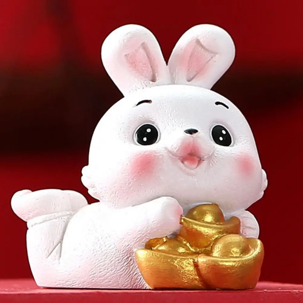 Beeldjes Hoofd Schudden Zegen Auto Konijn Telefoon Rack Dier Thuis Ornament