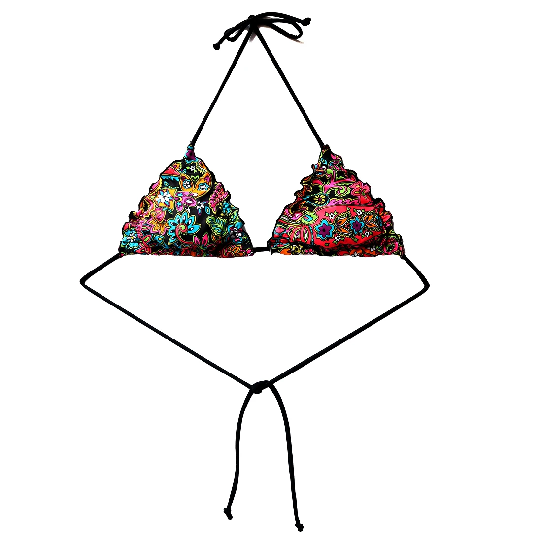 Trigonal Bikini TOP For Women White Swimsuit Sexy Swimwear Brazilian Bathing suits Tops Lace Biquini Trajes De Bano