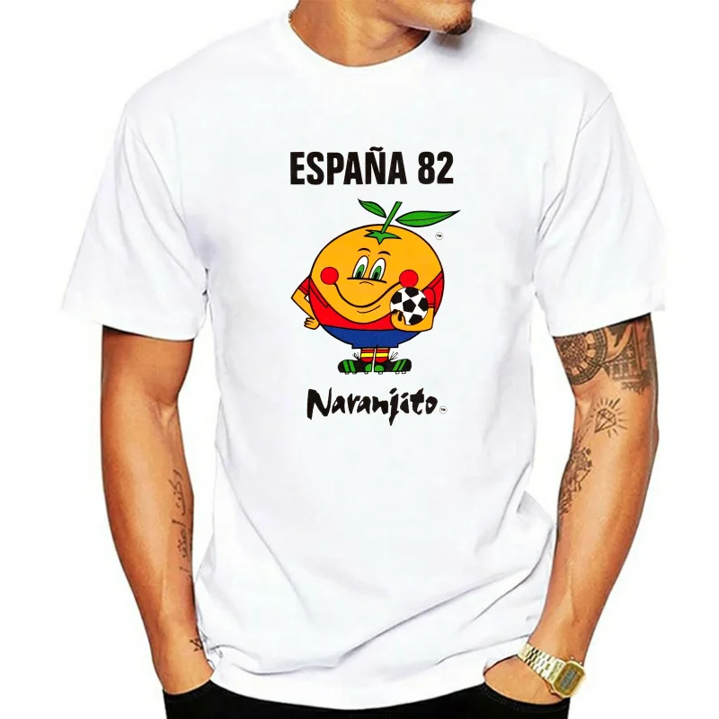 Men Short sleeve tshirt Espana 82   Spain   T Shirt Women t-shirt