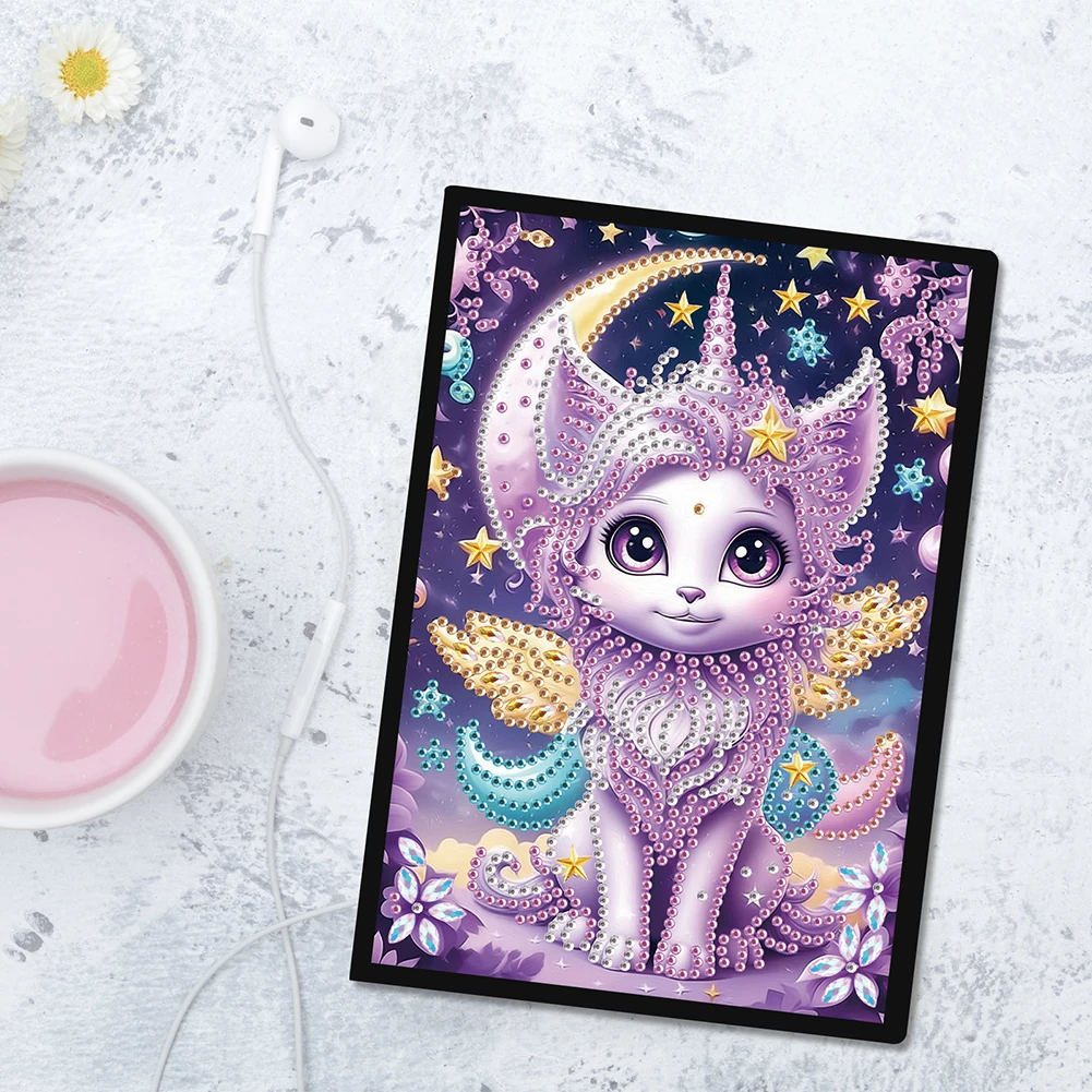 

50 страниц A5 специальной формы красочный узор DIY алмазная живопись альбом для рисования дрель живопись беспроводная полоска дневник книга для взрослых