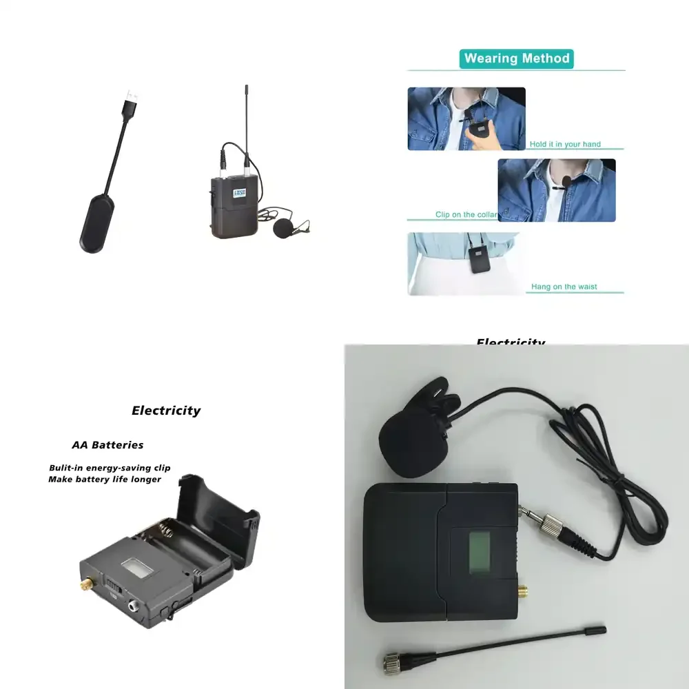 

Professional Wireless Lavalier Microphone Studio Podcasts 2.4Ghz K9 K8 Wireless Microphone for Cell Phone Live Stream Church