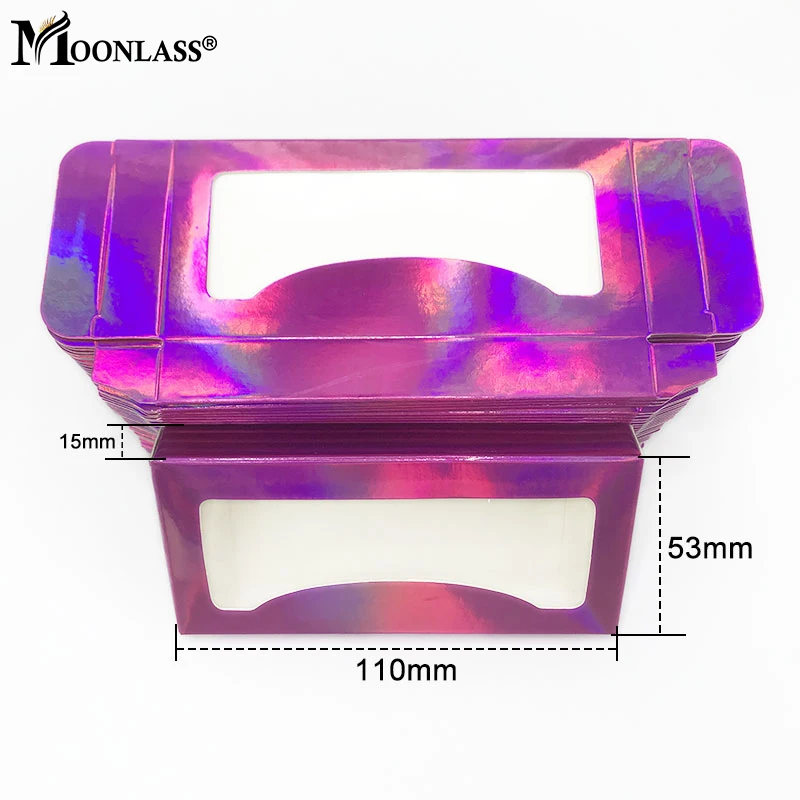 Custom Logo False Eyelashes Box Package Bulk Wholesale 25MM Mink Lashes Boxes Case Supplies Makeup Fluffy 3D5D Eyelash Packaging