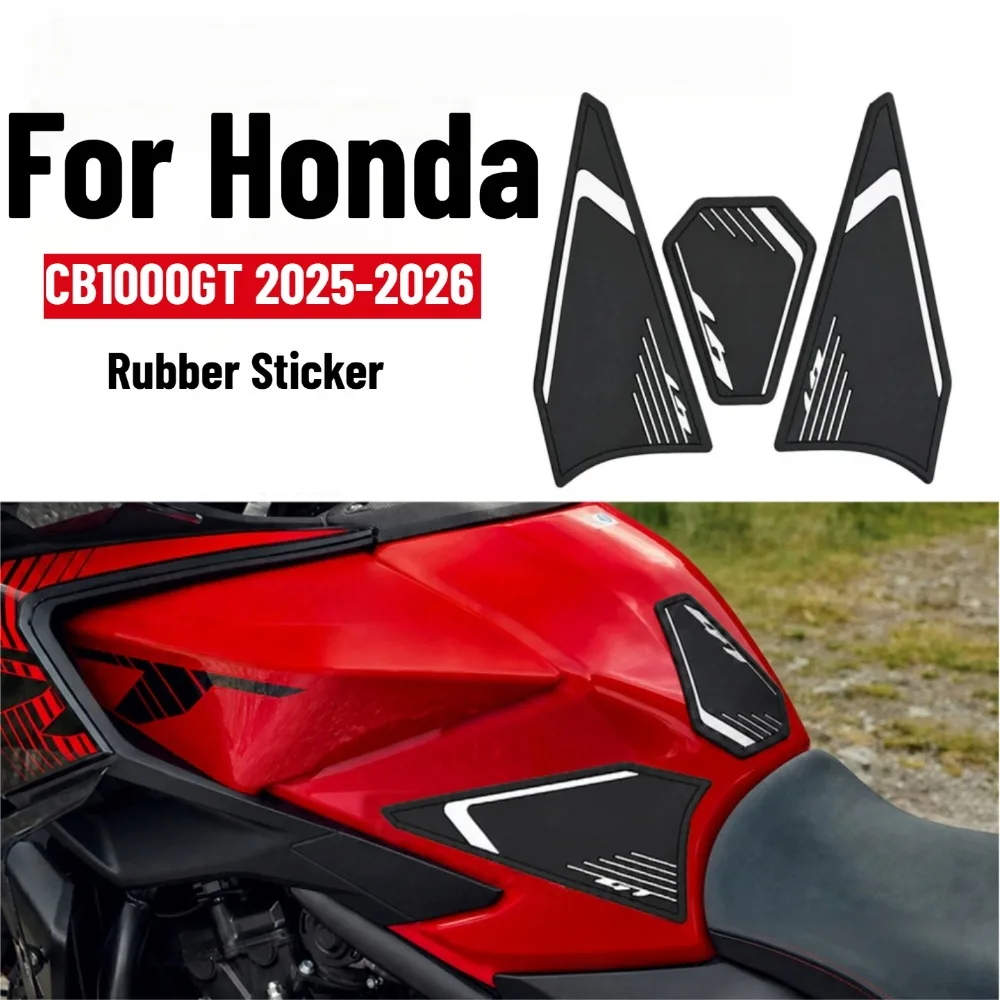 For Honda CB1000GT CB 1000 GT 1000GT 2025 2026 Motorcycle Fuel Tank Stickers Non-slip Side Protector Waterproof Rubber Sticker