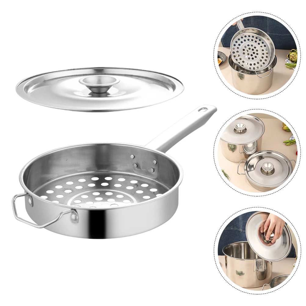 

1 Set Stainless Steel Hot Pot Colander Spoon Large Mesh Strainer Filtering Ladle For Food Serving Cooling Shrimp Residue Removal