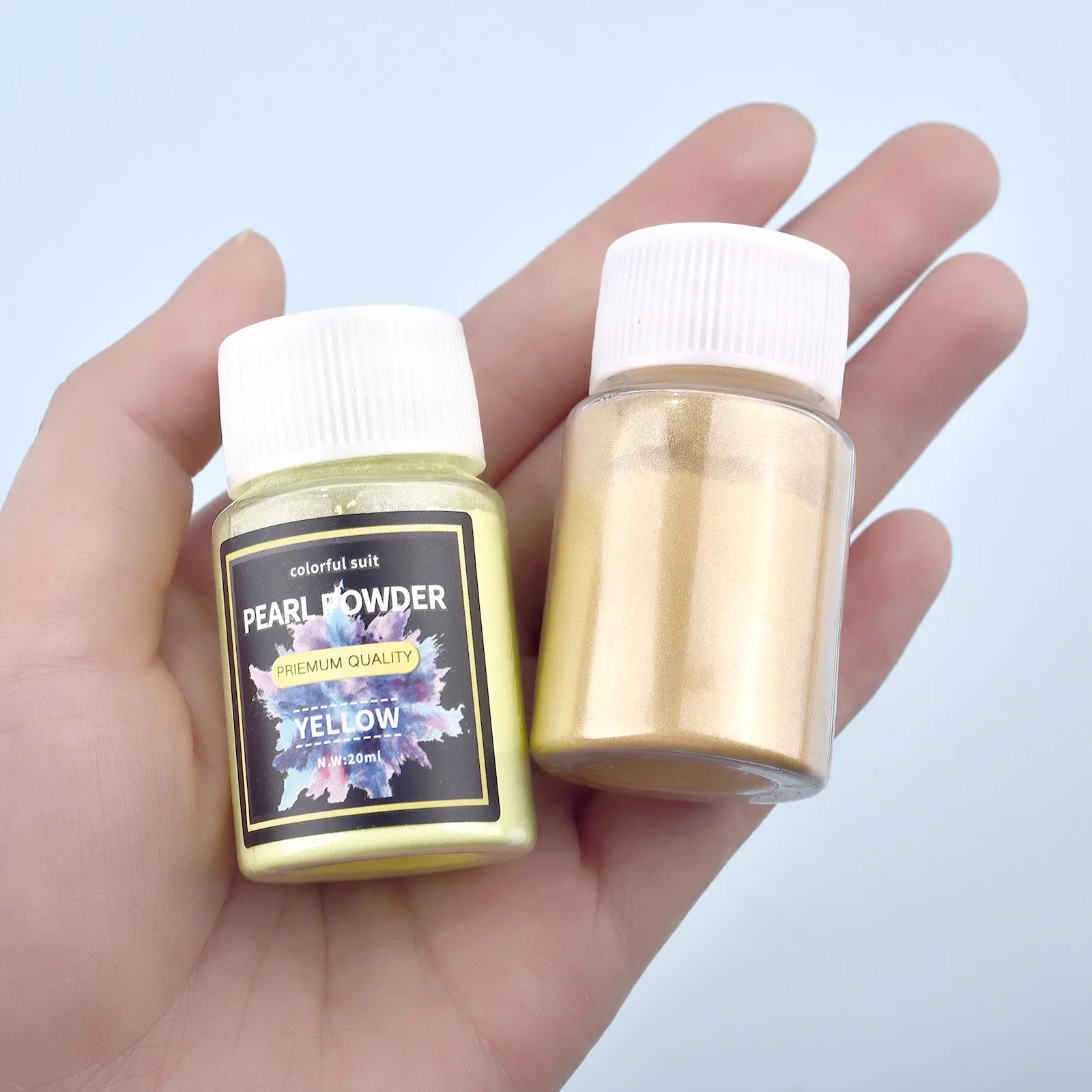 20ml Cosmetic Grade Pearlescent Natural Mica Mineral Powder Epoxy Resin Dye Pearl Pigment DIY Jewelry Crafts Making Accessories - view 4