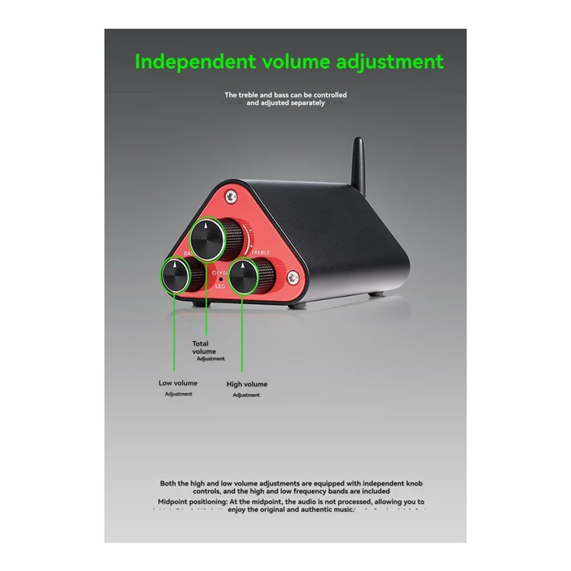 B04B-High-Fidelity Sound Hifi Stereo Amplifier 2CH Hifi Receiver Compact Design Ideal For Home Audio Systems