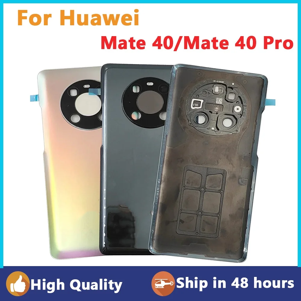 

For Huawei Mate 40 Pro Battery Cover Back Glass Rear Battery Door Housing Case For Mate 40 Battery Cover Replacement Part