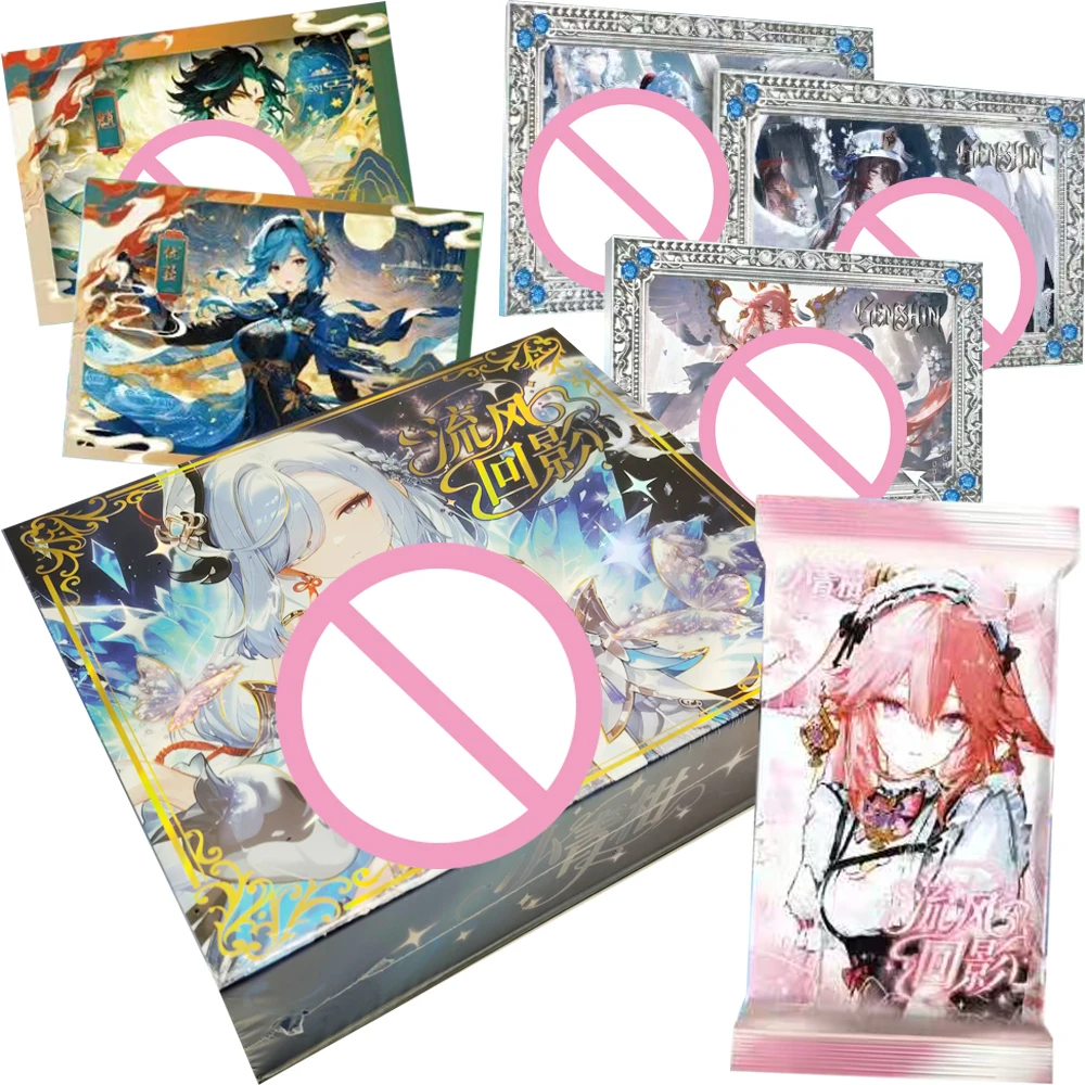 

Genshin Impact Collection Cards Open World Adventure Game Goddess Unique Exotic Charm Exquisite Paper Carving Cards Hobby Gift