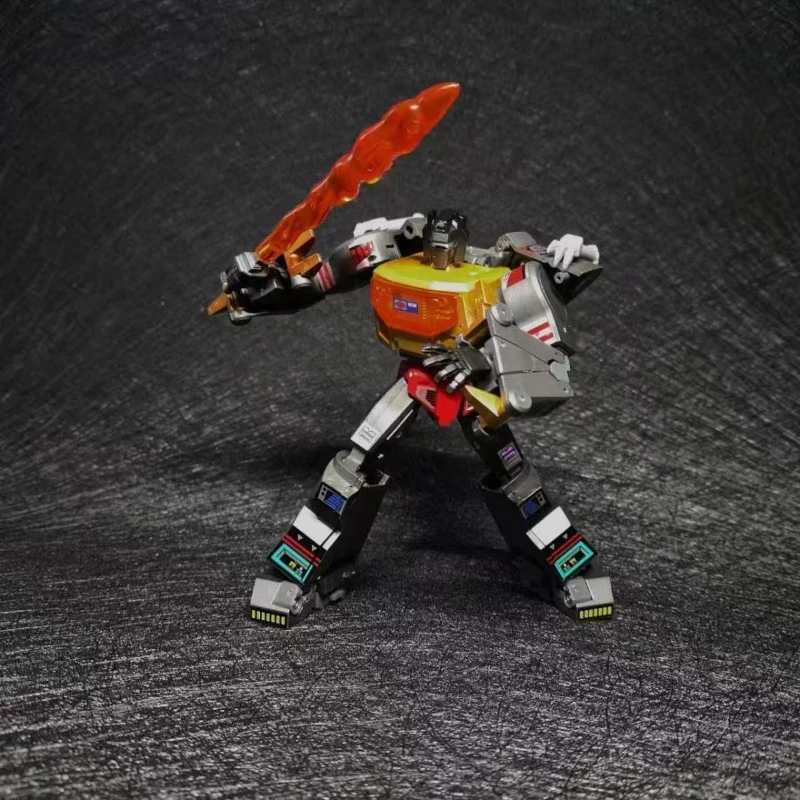 Verwandeltes Spielzeug MK-06 MK06 Kleiner Anteil Legierung Version Dinosaurier Stahlkabel Originalverpackung Junge Spielzeug Ornamente Sammlung Geschenk