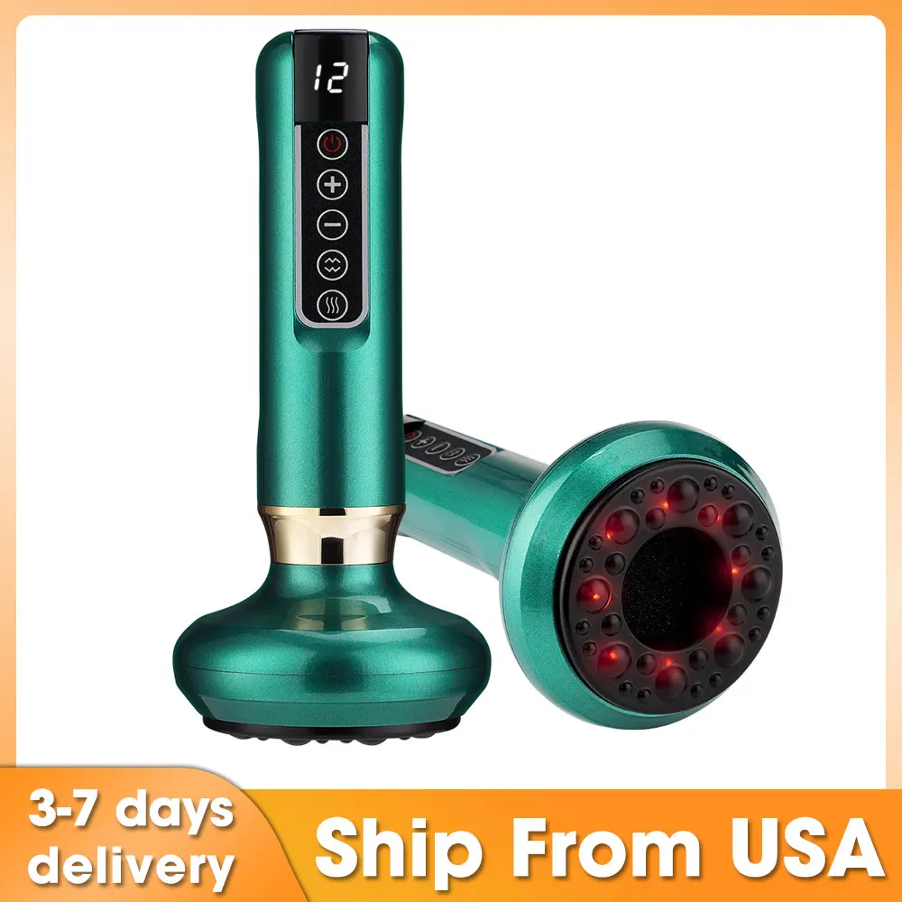 

Умный массаж тела, всасывающее вакуумное устройство для банок, 12 уровней, антицеллюлитные нагревательные банки для спины, гуаша, отпугивание китайского меридиана