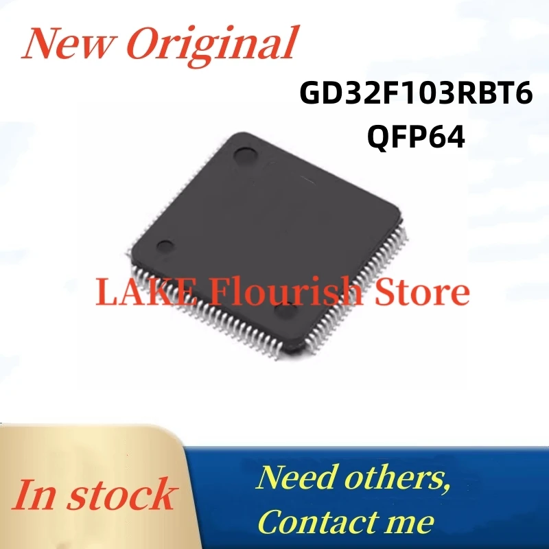 1-100PCS GD32F103RBT6 LQFP64 GD32F103 New Original en stock