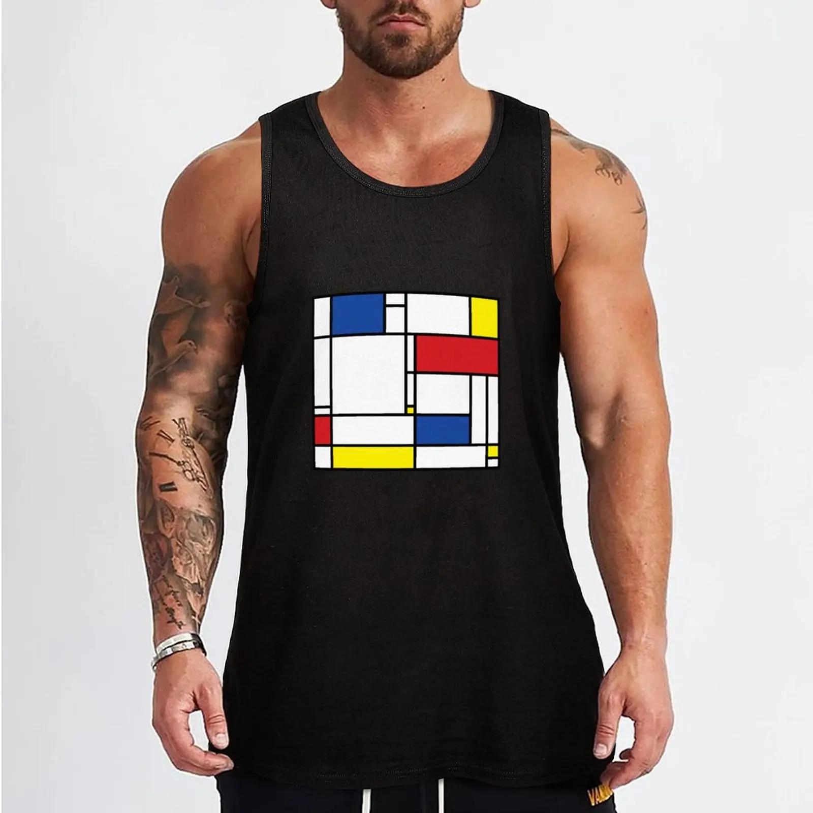 Mondrian Minimalist De Stijl Modern Art I.I ? fatfatin Tank Top basketball clothing bodybuilding