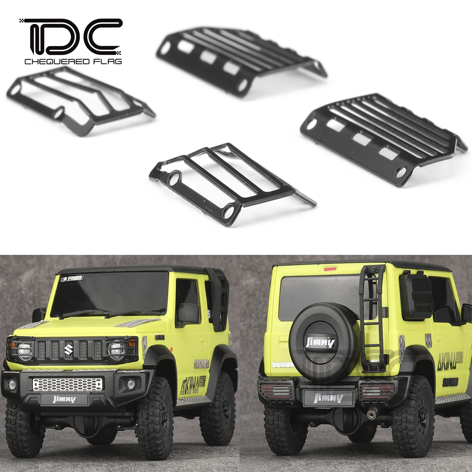 Accessories for 1/16 RC Xiaomi Jimny Suzuki Car Truck Upgrades Toolbox Side Retrofit Upgraded Parts Carro Remote Control