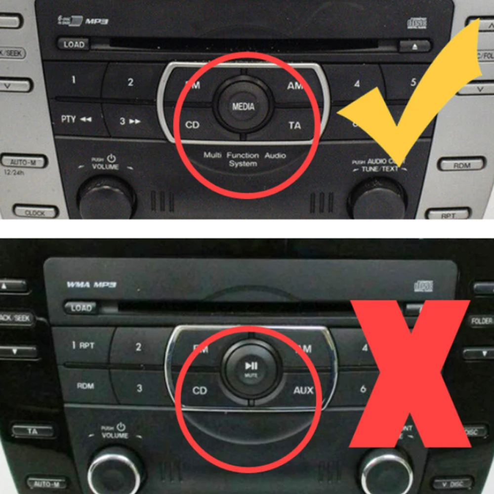 Zestaw samochodowy Bluetooth 5.0 Adapter audio AUX Mikrofon głośnomówiący 3,5 mm Kabel sterujący do kierownicy Mazda 3 5 6 MPV CX7 Adaptery — zdjęcie 7