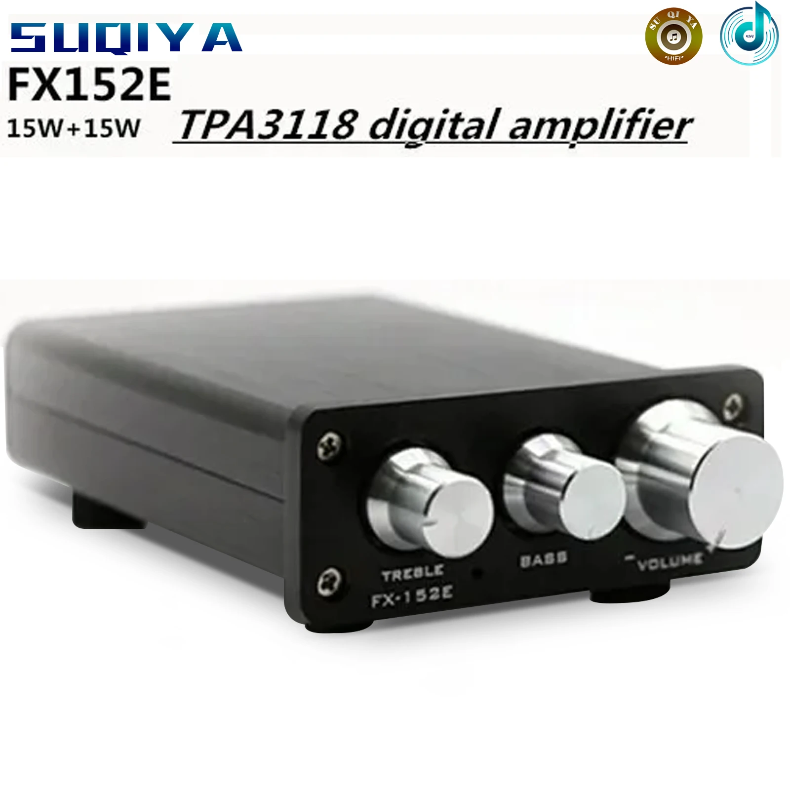 

mini DC12V 3A 15W+15W FX-152E TPA3118 Desktop computer digital amplifier