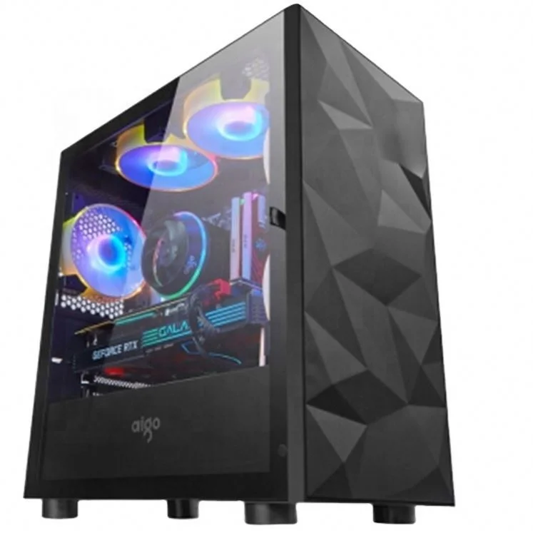 YUNYI Wholesale cheap price desktop computer Core i7 system unit 16GB Ram SSD HDD GTX 1060 6GB Graphics card best quality gaming