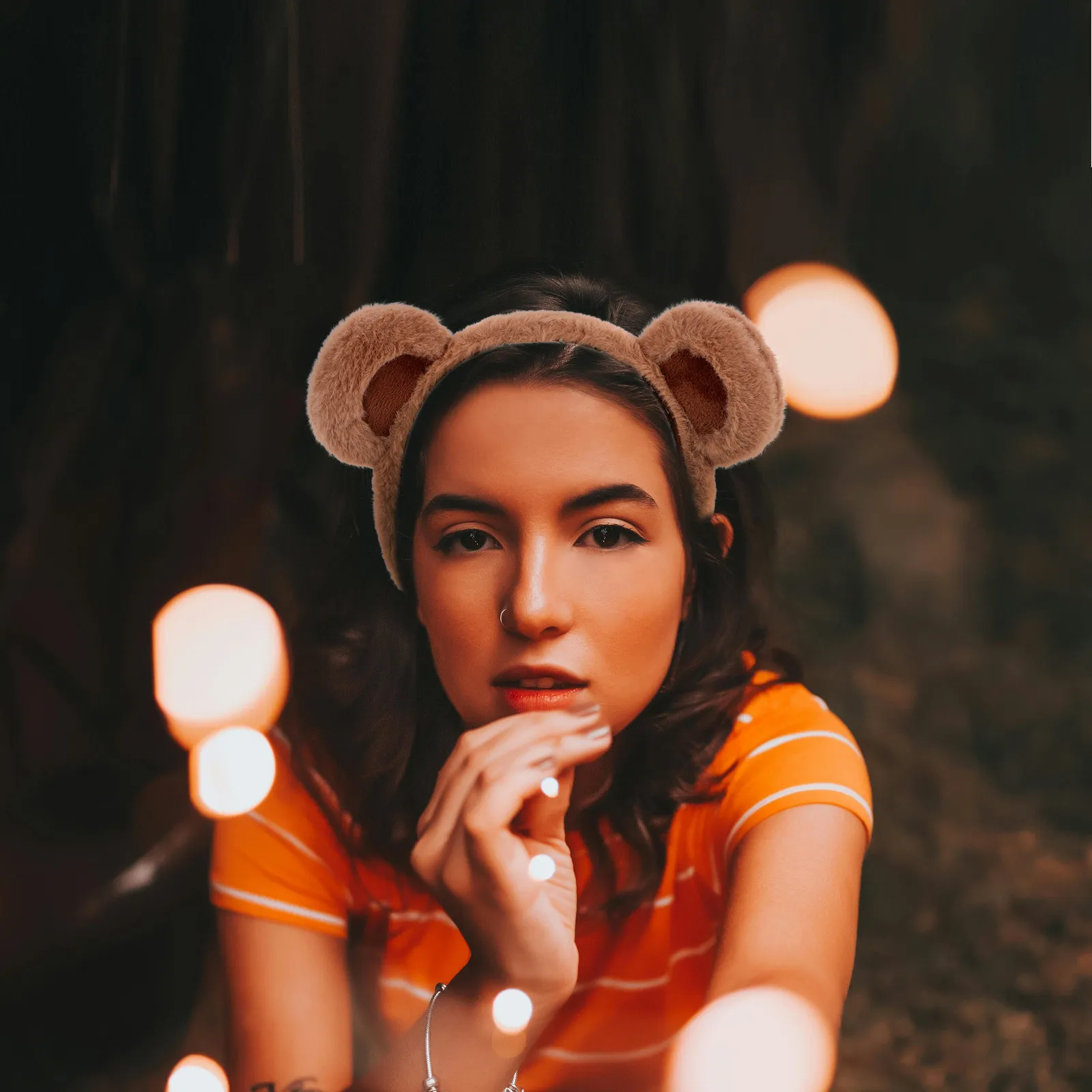 

2 шт. повязки на голову с ушками медведя, милые повязки с животными для женщин, для макияжа, умывания, спа-процедур, вечеринок, удобные, мягкие аксессуары для волос