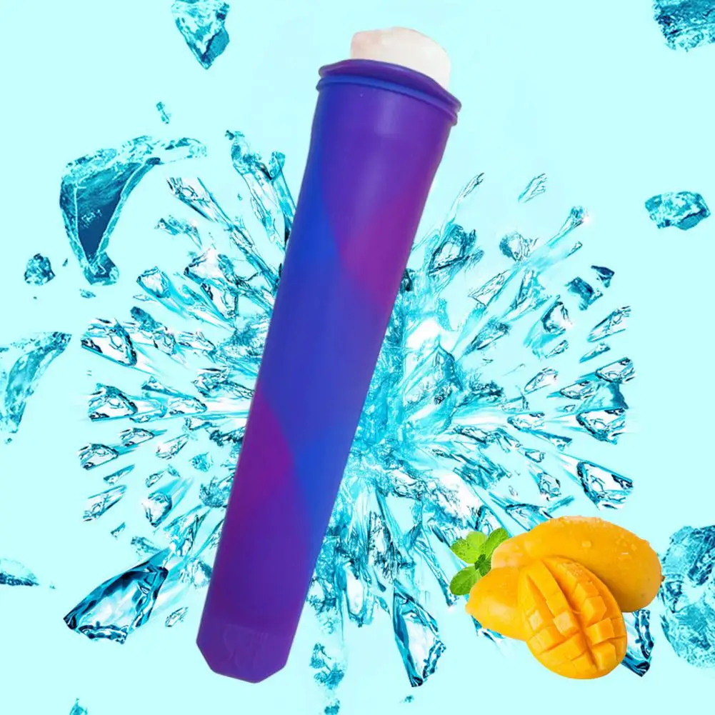 

Форма для мороженого с силиконовым чехлом, формы для мороженого без BPA, многоразовые силиконовые формы для мороженого с герметичной крышкой для DIY, 1/6 шт.