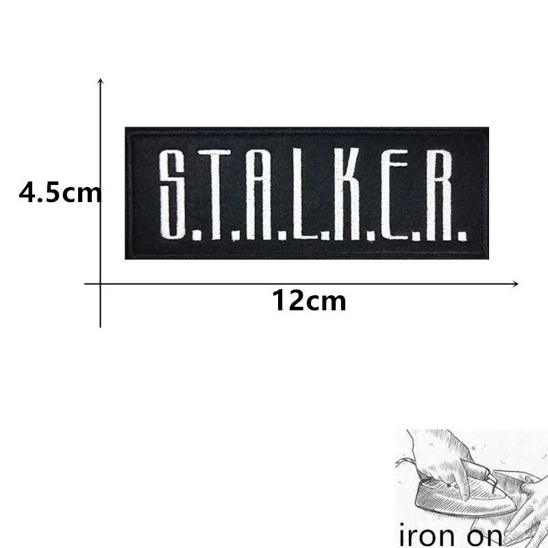 Stripe energía Nuclear Radiation STALKER, S.T.A.L.K.E.R. Parche de la insignia del poder atómico Loners de friments