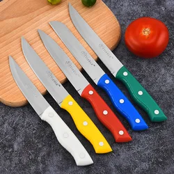 Coltello da cucina multifunzionale con manico in PP Coltello da frutta affilato Coltello da chef professionale in acciaio inossidabile Peeling Antiruggine Antiaderente