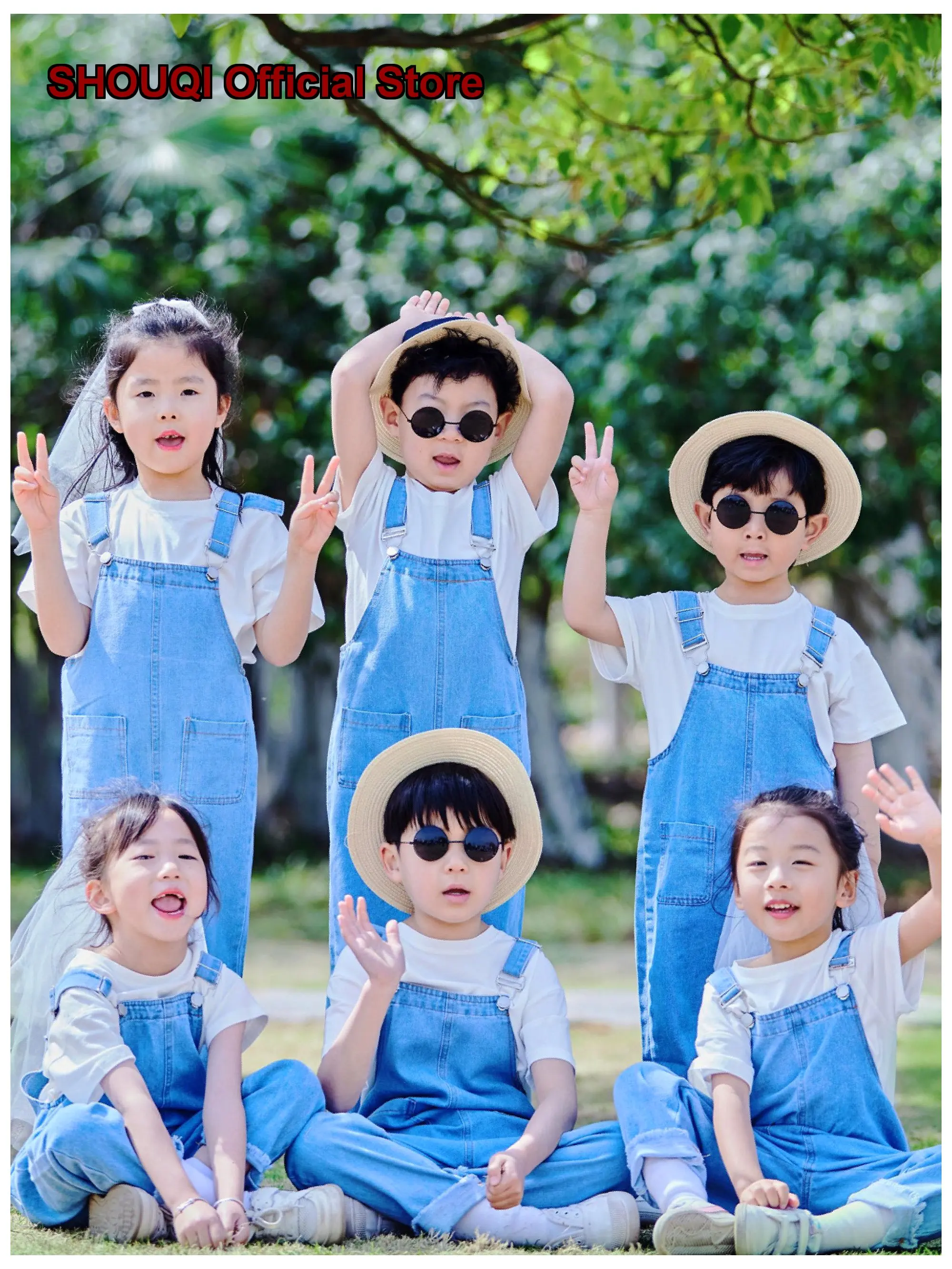 boys-girls-denim-overalls-spring-autumn-kindergarten-graduation-photo-class-uniforms-children-choir-performance-outfits