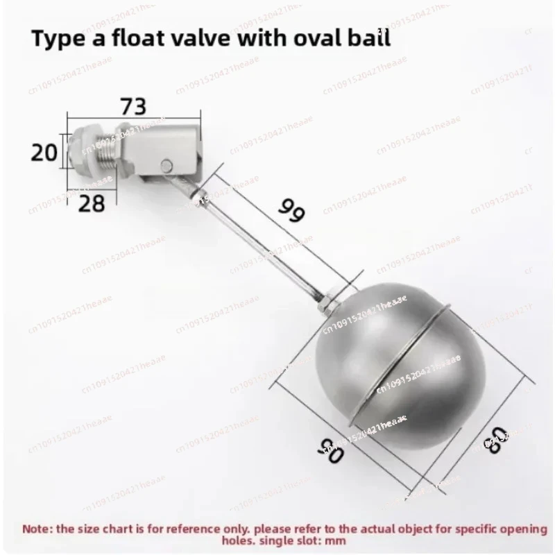 

Подходит для Válvula de flotador acero inoxidable 304, válvula flotador регулируемый для Caldera de agua con motor de vapor