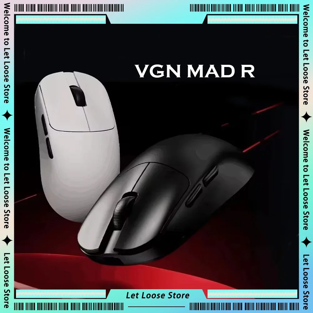 VGN MAD R MAJOR Gaming Mouse custom PC gaming mouse 8K PAW3950 sensor Ergonomics low delay RGB light Esports office gaming mouse