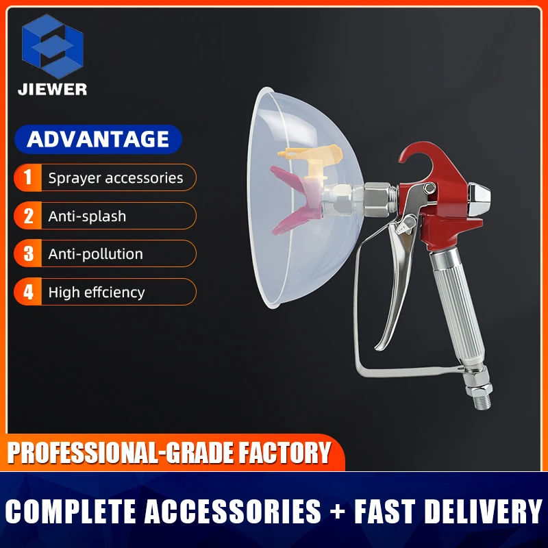 

Professional Airless Paint Sprayer Accessory Prevent Splashing Joint with Nozzle Guard 517 Tip Spraying Machine Parts