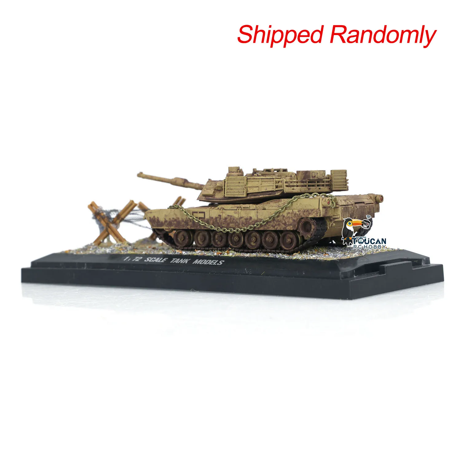 Mini juguetes Henglong, tanques RC a escala 1/72, tanque US Abrams M1A2 3918, modelo de plástico estático sin sistema de Radio, regalos para niños TH24304