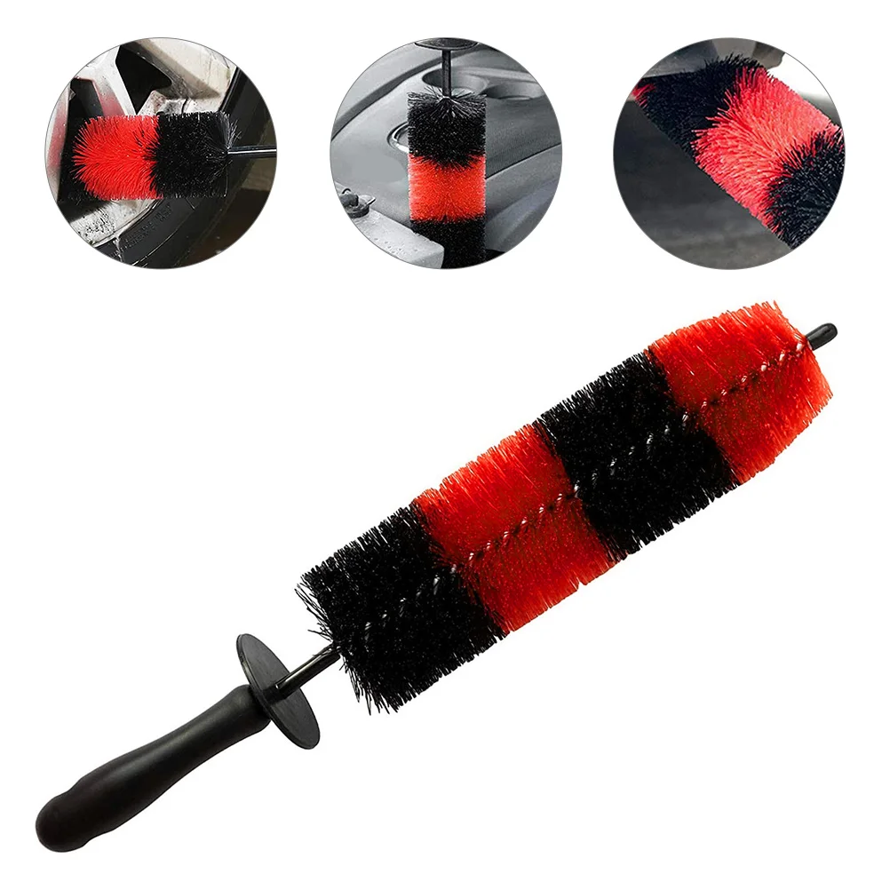 

Wheel Cleaning Brush Tires Car for Wheels Cleaner Washing and Rim Detailing Vehicles Detergent