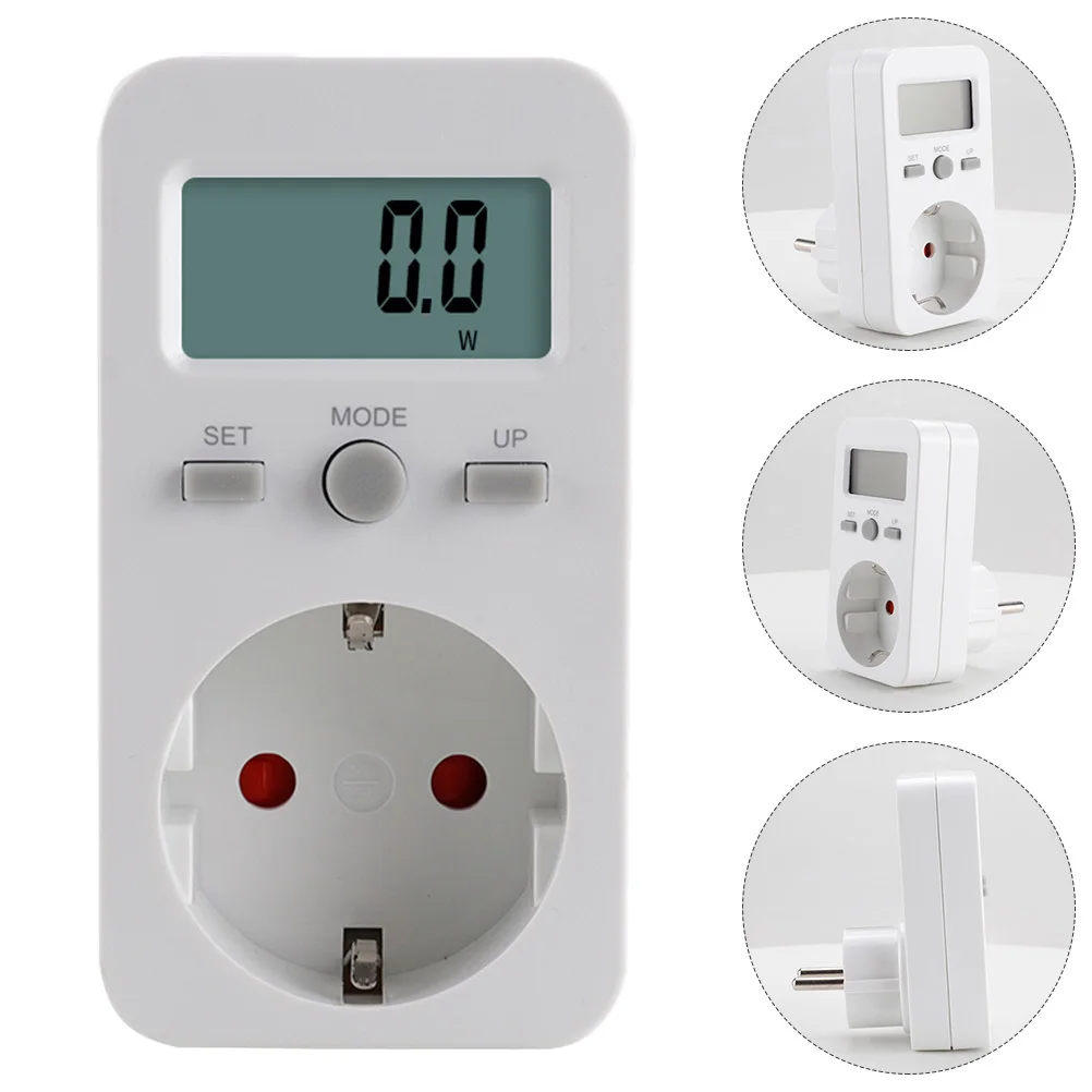 

Energy Meter Power Analyzer Digital Wattmeter Electricity Usage Monitor with LCD Display for Voltage Current Consumption