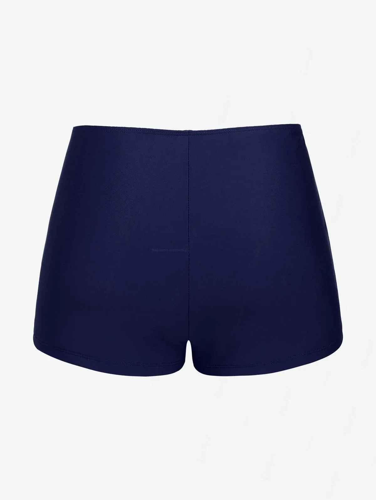 Rosegal feminino plus size paisley estampa floral cinched franzido assimétrico boyshorts tankini maiô