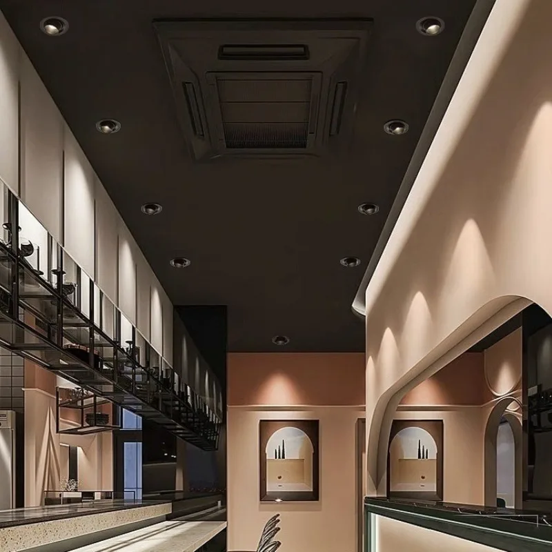 LED 220v Recessed Ceiling Downlight 15°-60° Focus Ox Eye House Spotlight 7W 10W 15W 18W Full Spectrum Commercial Lighting Lamp