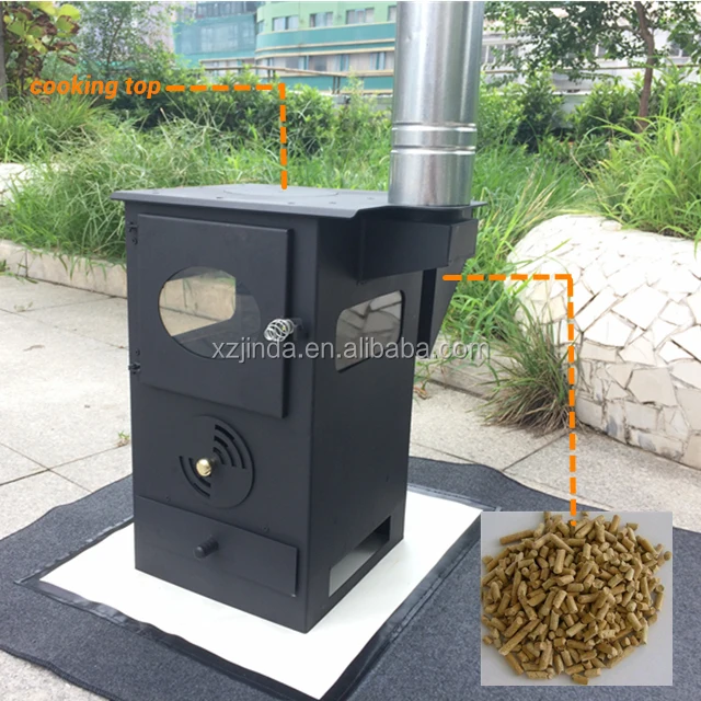 Popular Outdoor Wood Pellet Stove Garden Cooking Stove with BBQ Grill