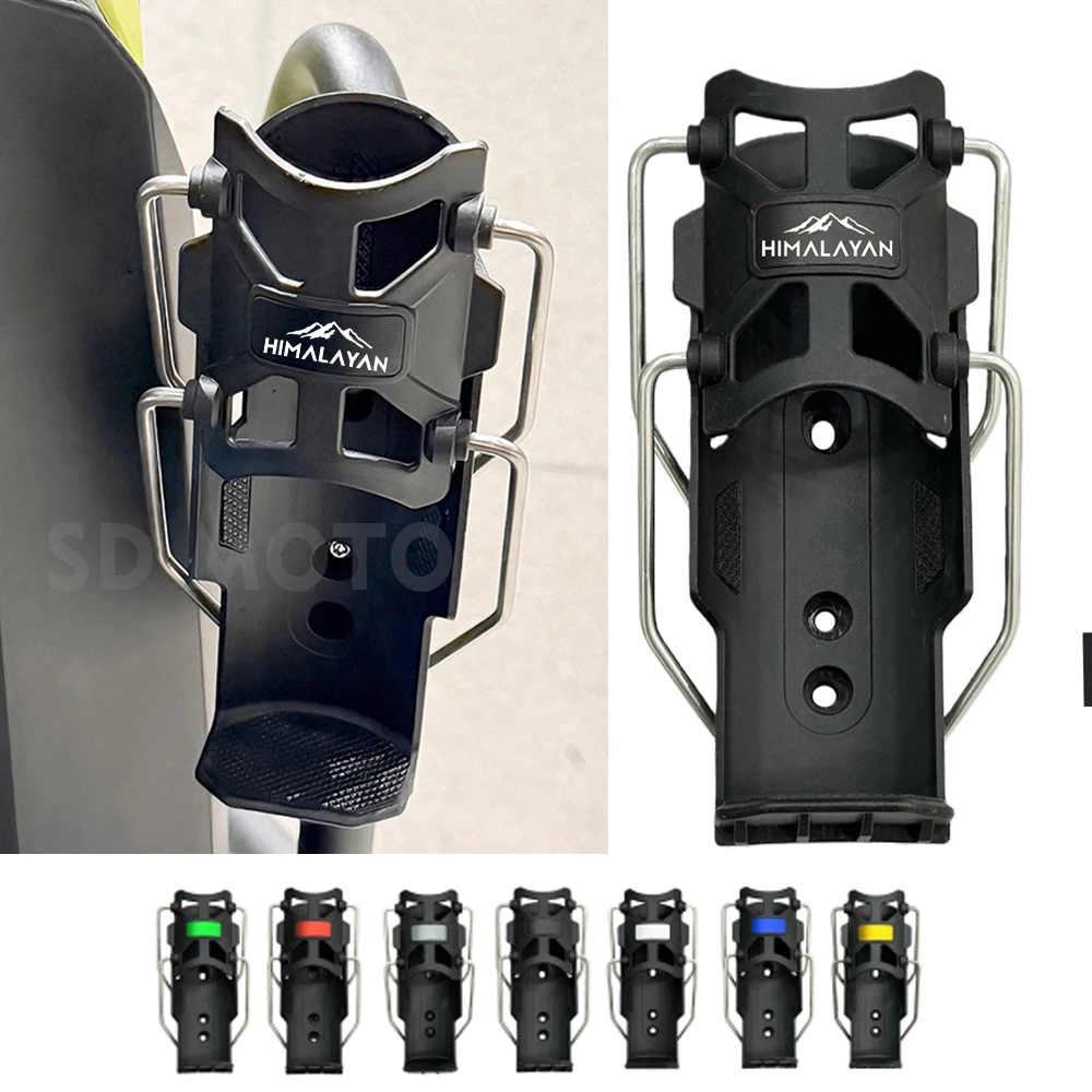 360° Adjustable Handlebar Cup Cage Universal Bike FOR HIMALAYAN Motorcycle Water Bottle Holder Himlayan 450 452 Scram 411