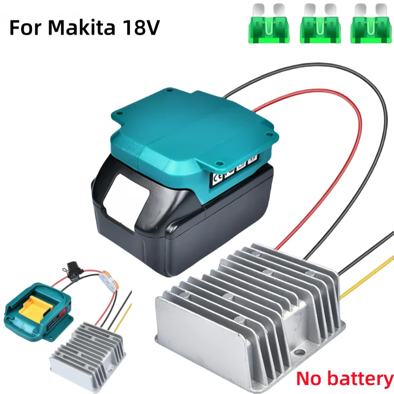 

15A 180W Step Down DC 18V to DC 12V Converter For Makita Battery Battery Power Wheel Buck Boost Voltage Regulator Buck Boost