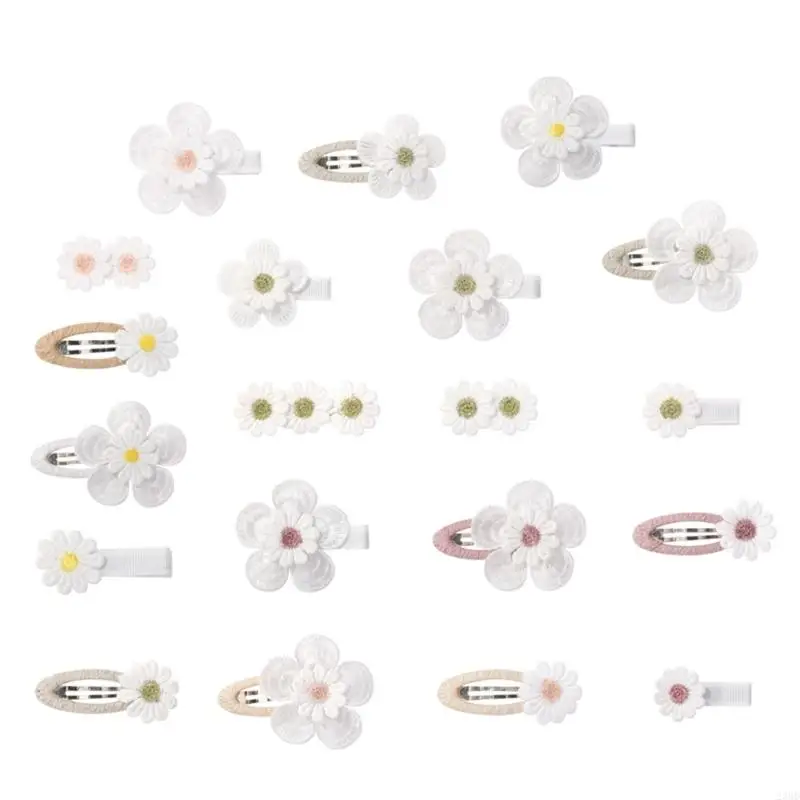 

23GD из 2 тканевых волос Clip Детские волосы украшения цветочные волосы Barrettes детские волосы Barrettes Легкие для маленьких