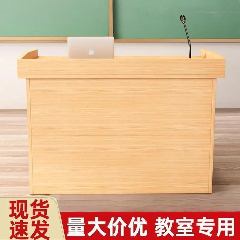 Classroom Lecture Speech Desk Simple Host Desk Shopping Guide Reception Desk Guest Welcome