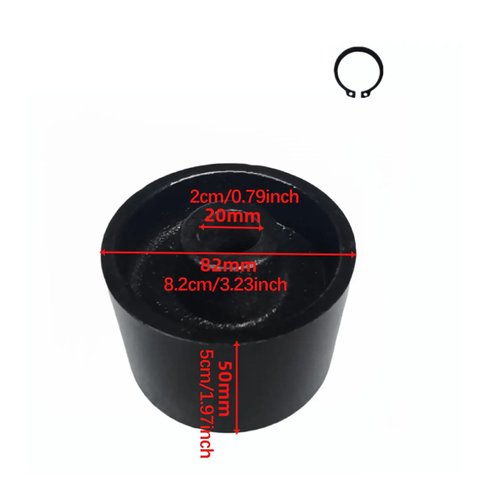 ملحق عجلة جاك أرضية معدني احترافي قوي وناعم وثبات يحل محل العجلة الأمامية ذات الرافعة الأفقية #6