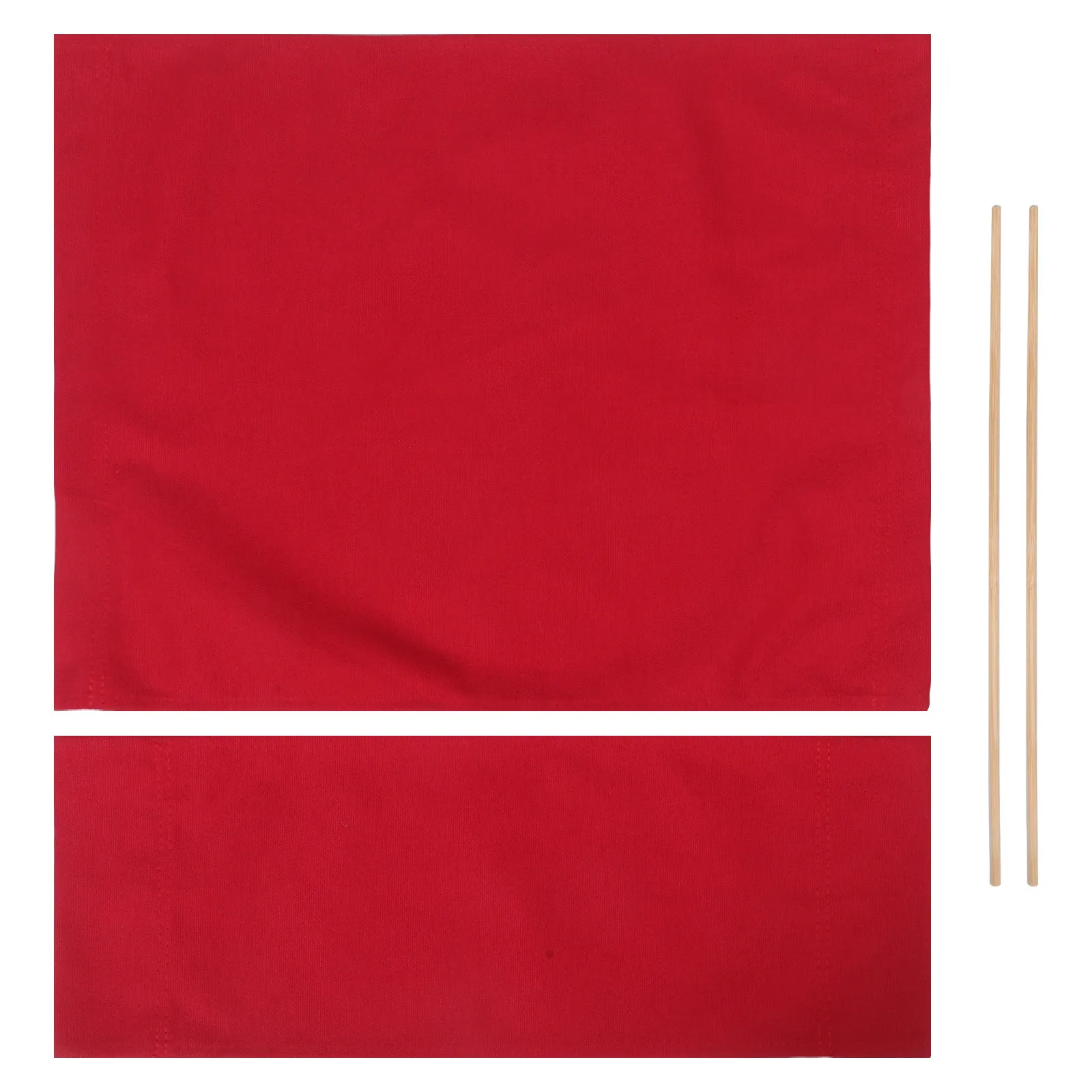 1Set Directors Chair Replacement Canvas Red Casual Seat Back Cover Bamboo Stick Easy Clean Outdoor Folding Chair Repair Canvas